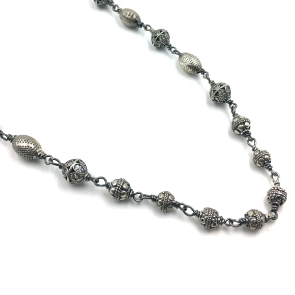 silver ball design mala