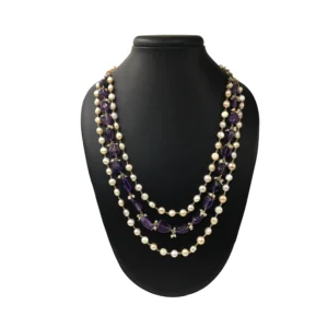 Pearls mala with 92.5 silver