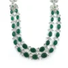 emerald necklace set