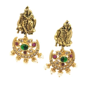 Radha krishna earrings