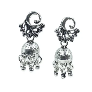 Silver Jhumka